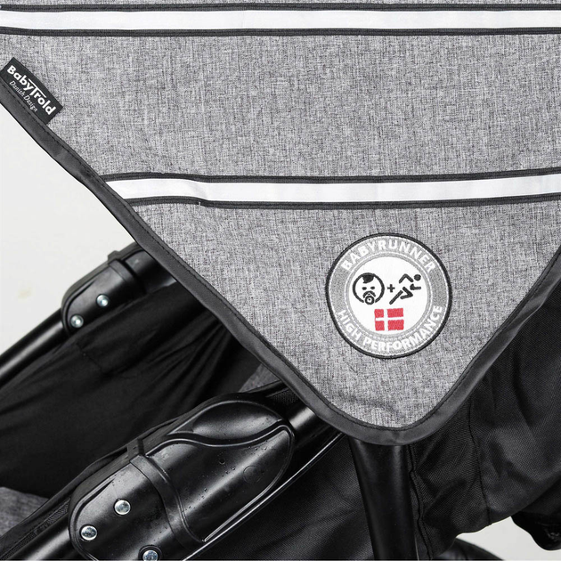 Коляска BabyTrold Jogger чорна (5704211714224) - зображення 3