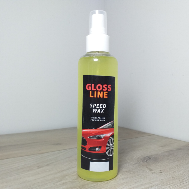 Моментальный глянцевый спрей полироль для кузова авто Gloss line Speed ...