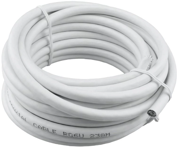 Коаксіальний кабель DPM RG6 1 мм CCS 5 м (5906881211274) - зображення 1