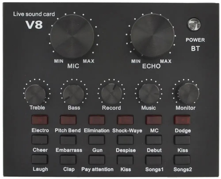 Внешняя звуковая карта для микрофона V8 7635 S - изображение 3