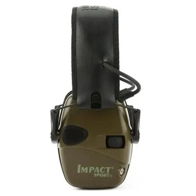 Навушники для стрілянини активні Impact Sport хакі S - зображення 2