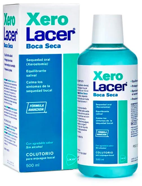 Płyn do plukania jamy ustnej Lacer Xero Lacer Mouthwash 500 ml (8430340053640) - obraz 1