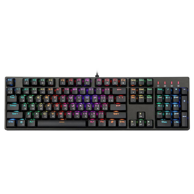 Игровая клавиатура 1stPlayer DK5.0 RGB Outemu Blue USB (DK5.0-BL) (Black) Epik (184417) - изображение 2