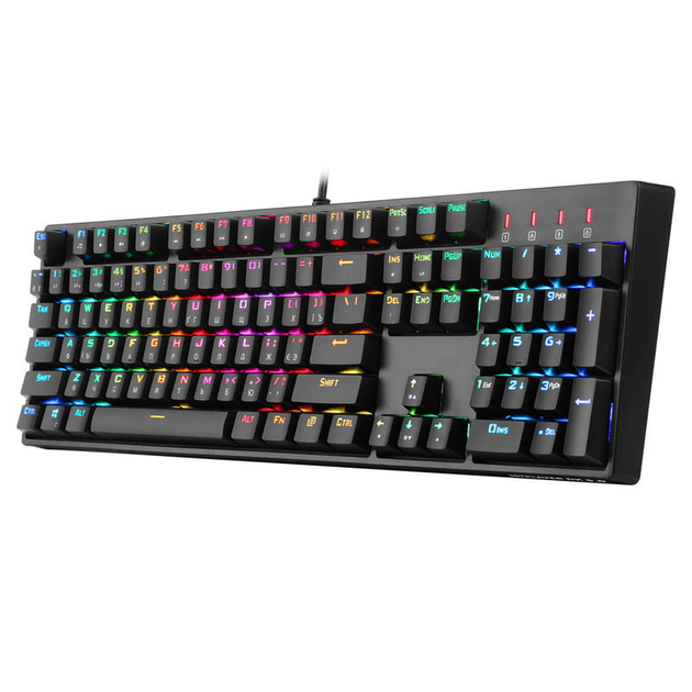 Игровая клавиатура 1stPlayer DK5.0 RGB Outemu Blue USB (DK5.0-BL) (Black) Epik (184417) - изображение 4