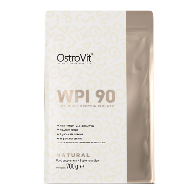 Cивороватковий протеін OstroVit WPI 90 700 g natural - зображення 3
