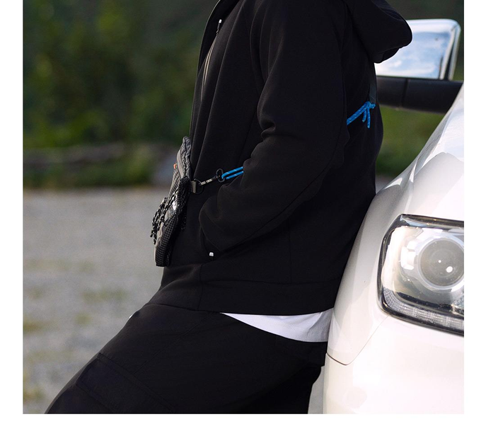 Реглан Xiaomi Skah Fashionable Hooded Raglan Jacket 3XL Black 