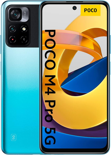 Smartfon Poco M4 Pro 5G 6/128GB Cool Blue (6934177759109) - obraz 1