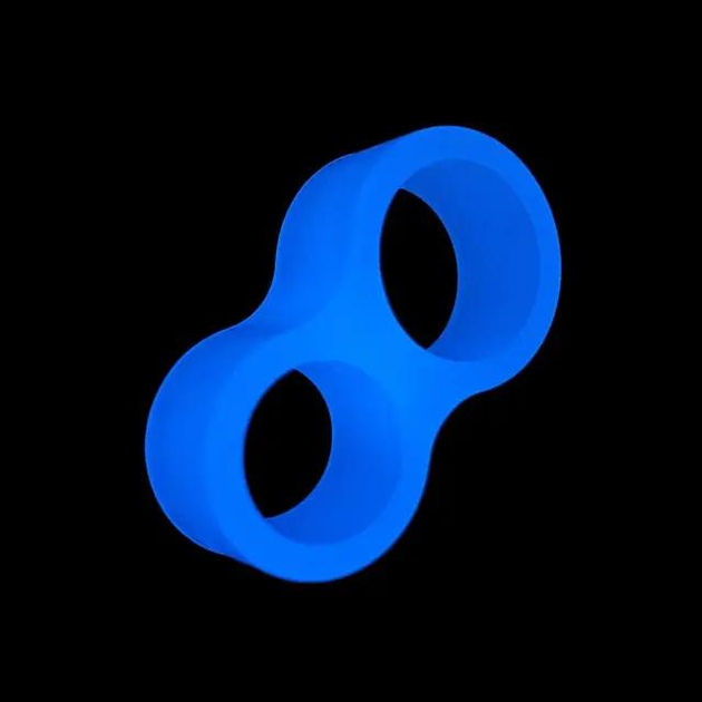 Стопор силиконовый на дверную ручку Fluorescence3 флуоресцентный Синий ...