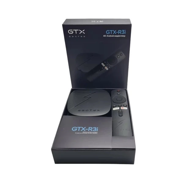 Смарт приставка Geotex GTX-R3i 4/32 GB Amlogic S905W2 ATV 11 WiFi 2.4/5.0+BT голос - зображення 5