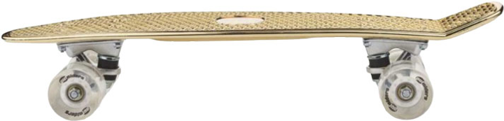 Пенні борд Outsiders Chrome Edition Retro Skateboard Золотий (5711336034786) - зображення 3