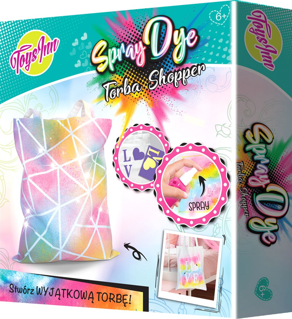 Zestaw kreatywny Stnux Spray Dye Shopper (5901583297410) - obraz 1