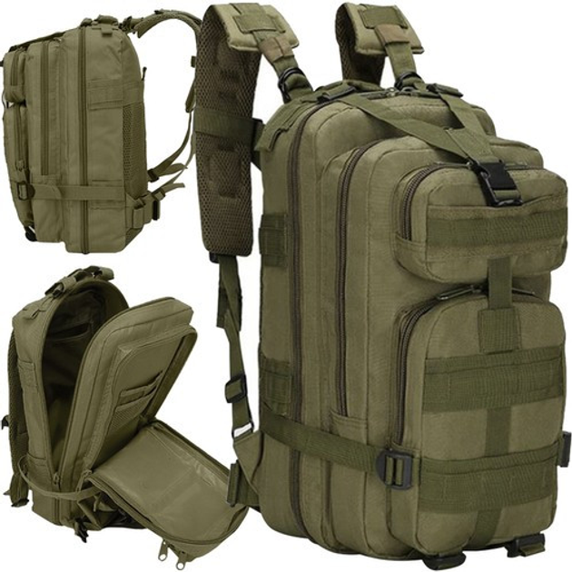 Військовий тактичний рюкзак 38л Зелений - зображення 2