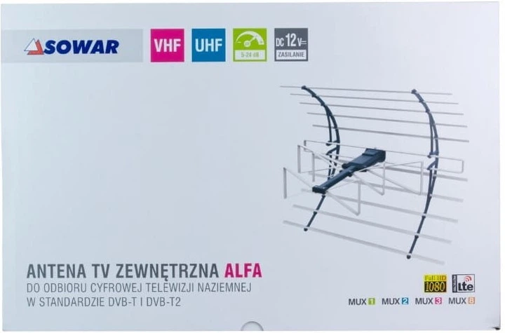 Antena zewnetrrzna Sowar Alfa (5906881211441) - obraz 5
