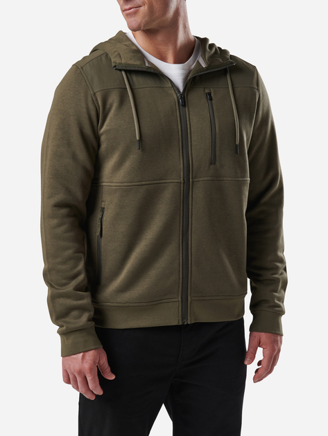 Тактическая толстовка 5.11 Tactical Arms Full Zip Jacket 78040-186 S Ranger Green (2000980616329) - изображение 1