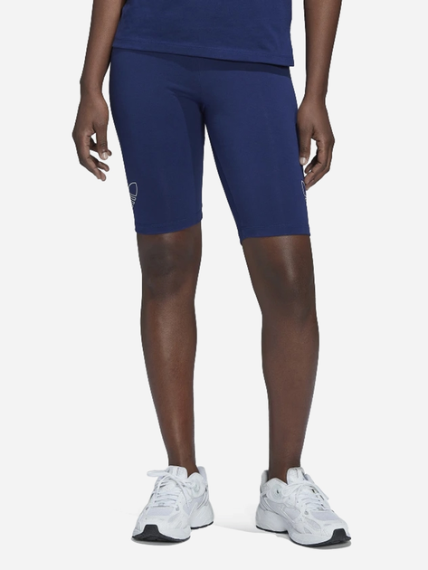 Спортивні шорти жіночі Adidas HK5174 34.5 Темно-сині (4066747740223) - зображення 1