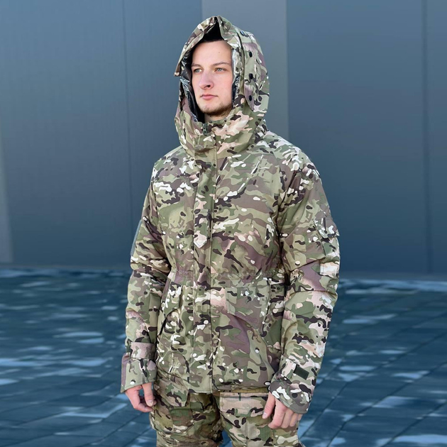 Мужская зимняя Куртка 4.5.0 Level 15 с подкладкой Omni-Heat / Водоотталкивающая Парка мультикам размер M - изображение 1