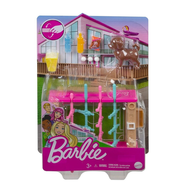 Ляльковий настільний футбол Mattel Barbie Pet Mini 8 шт (0887961903959) - зображення 1