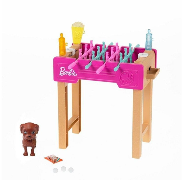 Ляльковий настільний футбол Mattel Barbie Pet Mini 8 шт (0887961903959) - зображення 2