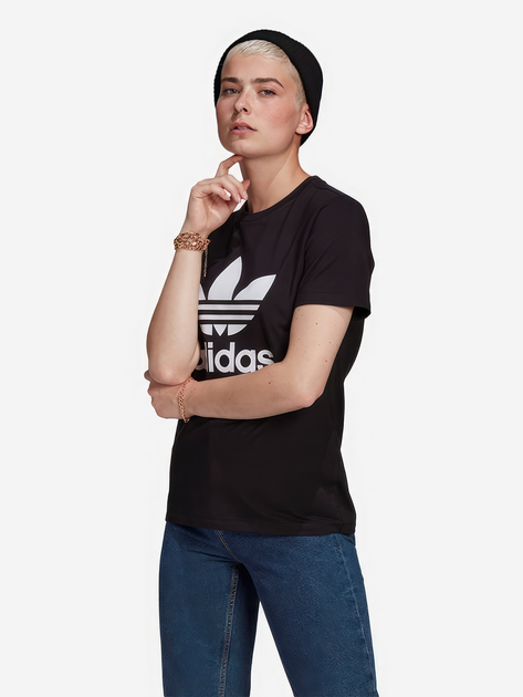 Футболка жіноча Adidas GN2896 38 Чорна (4064044807373) - зображення 1