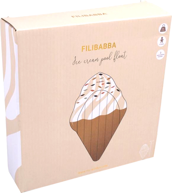 Матрац для плавання Filibabba Ice Cream (5712804025428) - зображення 1