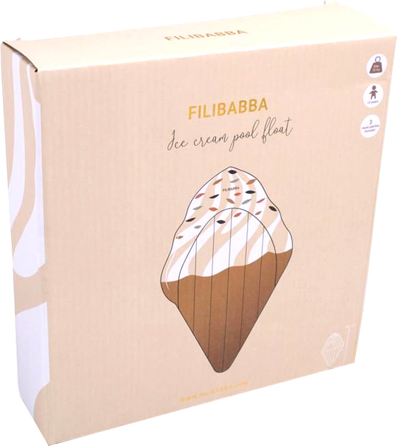 Матрац для плавання Filibabba Ice Cream (5712804025428) - зображення 1