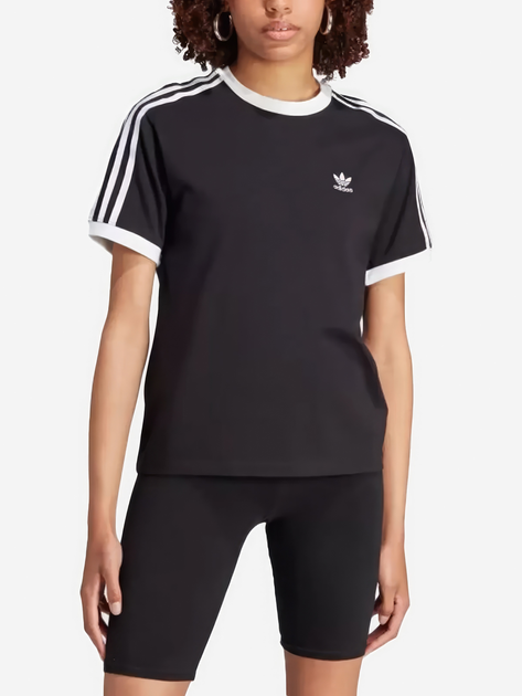 Koszulka damska bawełniana Adidas IK4049 L Czarna (4066763360023) - obraz 1