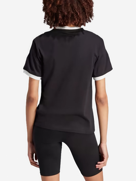 Koszulka damska bawełniana Adidas IK4049 XS Czarna (4066763360078) - obraz 2