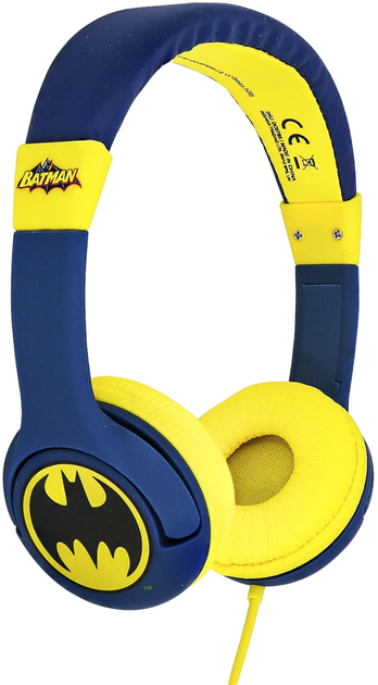 Słuchawki OTL Batman Caped Crusader Blue-Yellow (5055371623018) - obraz 2
