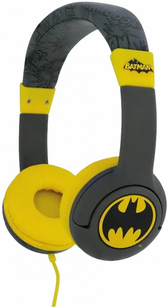 Słuchawki OTL Batman Bat Signal Black (5055371623001) - obraz 1