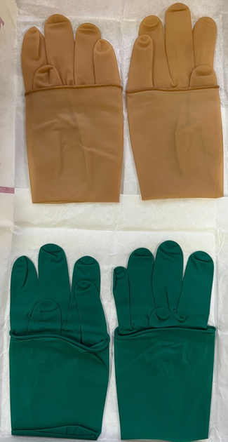 Перчатки хирургические латексные двойные Medicom SAFETOUCH ДУПЛЕКС повышенной защиты стерильные 1 набор размер 8,0 - изображение 1