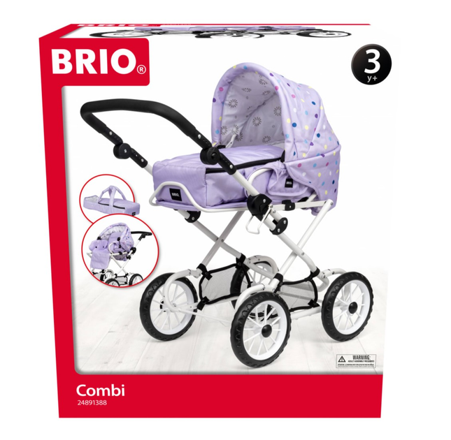 Wózek dla lalki Brio Lawendowa (7312350003185) - obraz 1