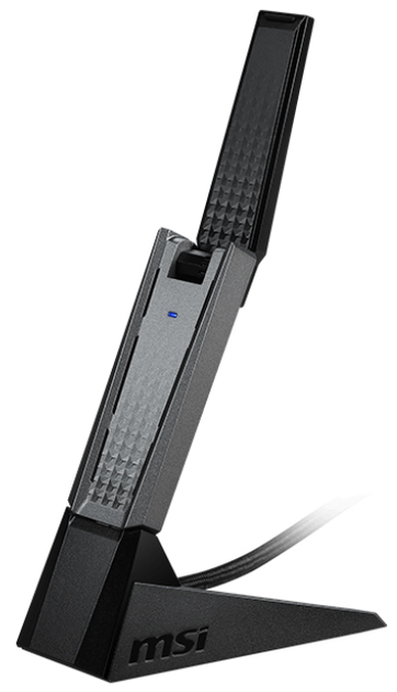 Wi-Fi adapter MSI AX1800 Wi-Fi 6 USB Czarny (4711377002875) - obraz 4
