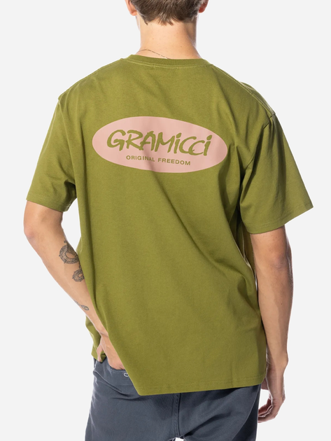 Футболка чоловіча Gramicci G3FU-T062-PISTACHIO XL Зелена (195612546371) - зображення 2