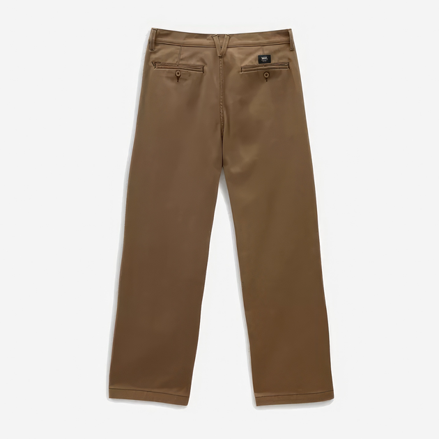 Spodnie męskie chinosy Vans Authentic Chino Loose VN0A5FJBDZ9 34.5 Brązowe (195437422812) - obraz 9