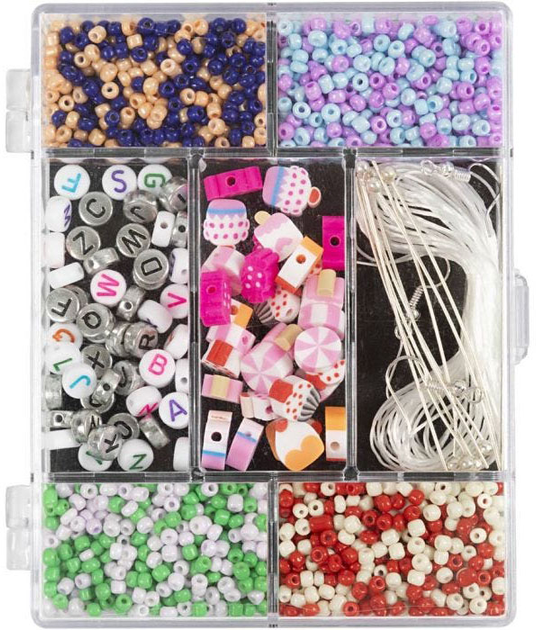 Zestaw do tworzenia biżuterii Creativ Company Jewellery Candy Mix Pastel Colours (5712854688390) - obraz 1