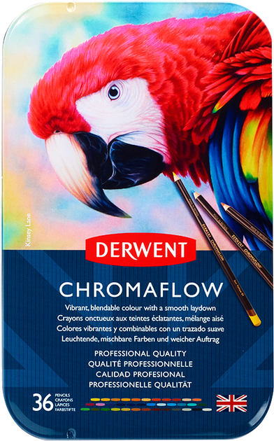 Набір кольорових олівців Derwent Chromaflow 36 шт (5028252627498) - зображення 1