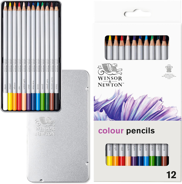 Zestaw kolorowych ołówków Winsor & Newton Studio Collection 12 szt (0884955064894) - obraz 2