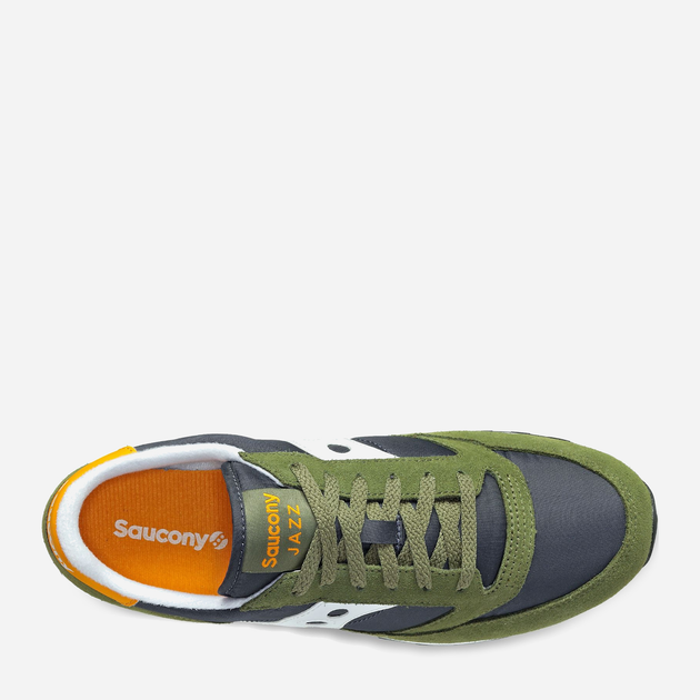 Чоловічі кросівки Saucony Jazz Original S2044-669 44 (10US) 28 см Зелені з темно-синім (195019524811) - зображення 4