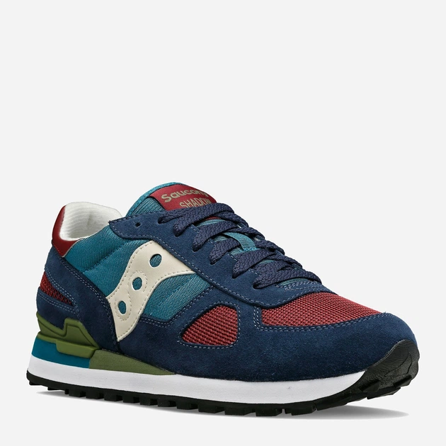 Sneakersy męskie Saucony Shadow Original S2108-865 40.5 (7.5US) 25.5 cm Granatowy/Zielony (195019527560) - obraz 2