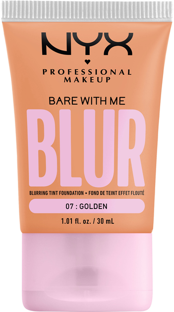 Тональна основа-тінт для обличчя NYX Professional Makeup Bare With Me Blur 07 Golden 30 мл (0800897234331) - зображення 1