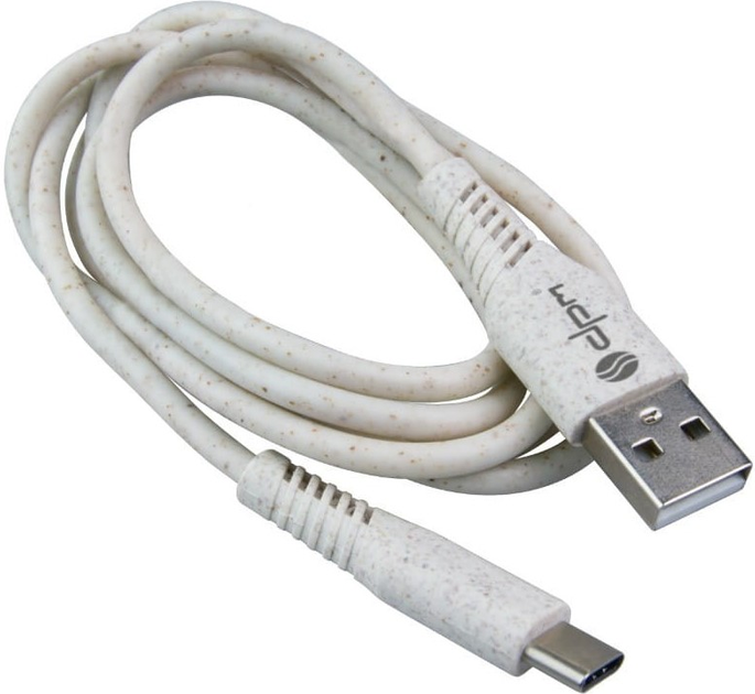 Kabel DPM USB-A - USB-C 1 m biodegradowalny (5906881212714) - obraz 2