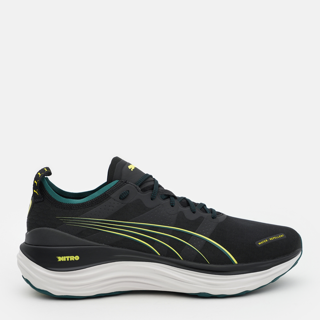 Акція на Чоловічі кросівки зимові для бігу Puma ForeverRun Nitro Wtr 37847201 40.5 (7UK) 26 см Puma Black-Malachite-Yellow Burst від Rozetka