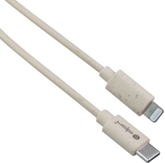 Kabel DPM USB-C - Lightning MFI 1 m biodegradowalny (5906881212745) - obraz 1