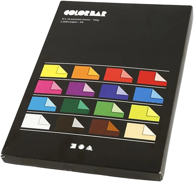 Zestaw kolorowego papieru Diy Kit Color Bar Paper A4 16 kolorów (5707167633786) - Zdjęcie 2 Zestaw kolorowego papieru Diy Kit Color Bar Paper A4 16 kolorów (5707167633786) - obraz 2