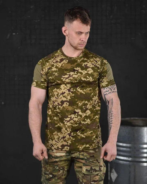 Тактична чоловіча потовідвідна футболка L піксель (85655) - зображення 1