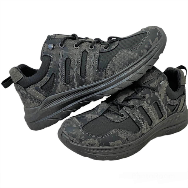 Кросівки чоловічі Dago чорні камуфляжні 41 (ДМ23-03) - зображення 2