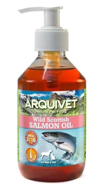 Olej z łososia dla psów i kotów Arquivet 500 ml (8435117818095) - obraz 1