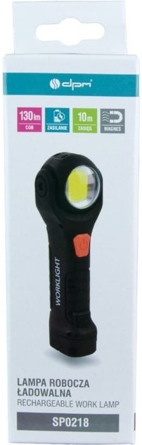 Lampa LED DPM COB ładowalna 130 lm (5906881215029) - obraz 8