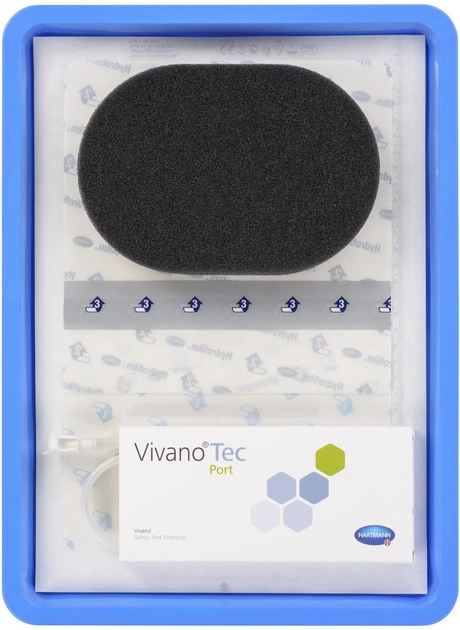 Набор перевязочных материалов Hartmann для терапии ран отрицательным давлением (ВАК-терапия) VivanoMed Foam Kit M 5 шт (4097264) - изображение 1