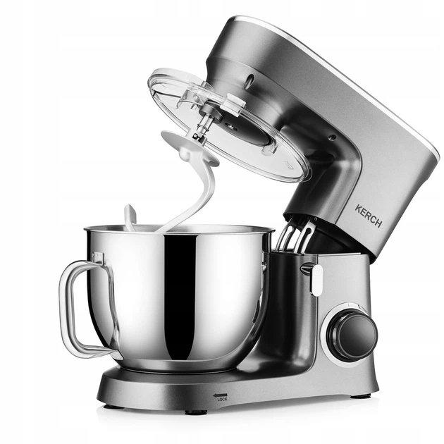Тестомес миксер планетарный KERCH Baker Grey 3000 Вт 7л – фото